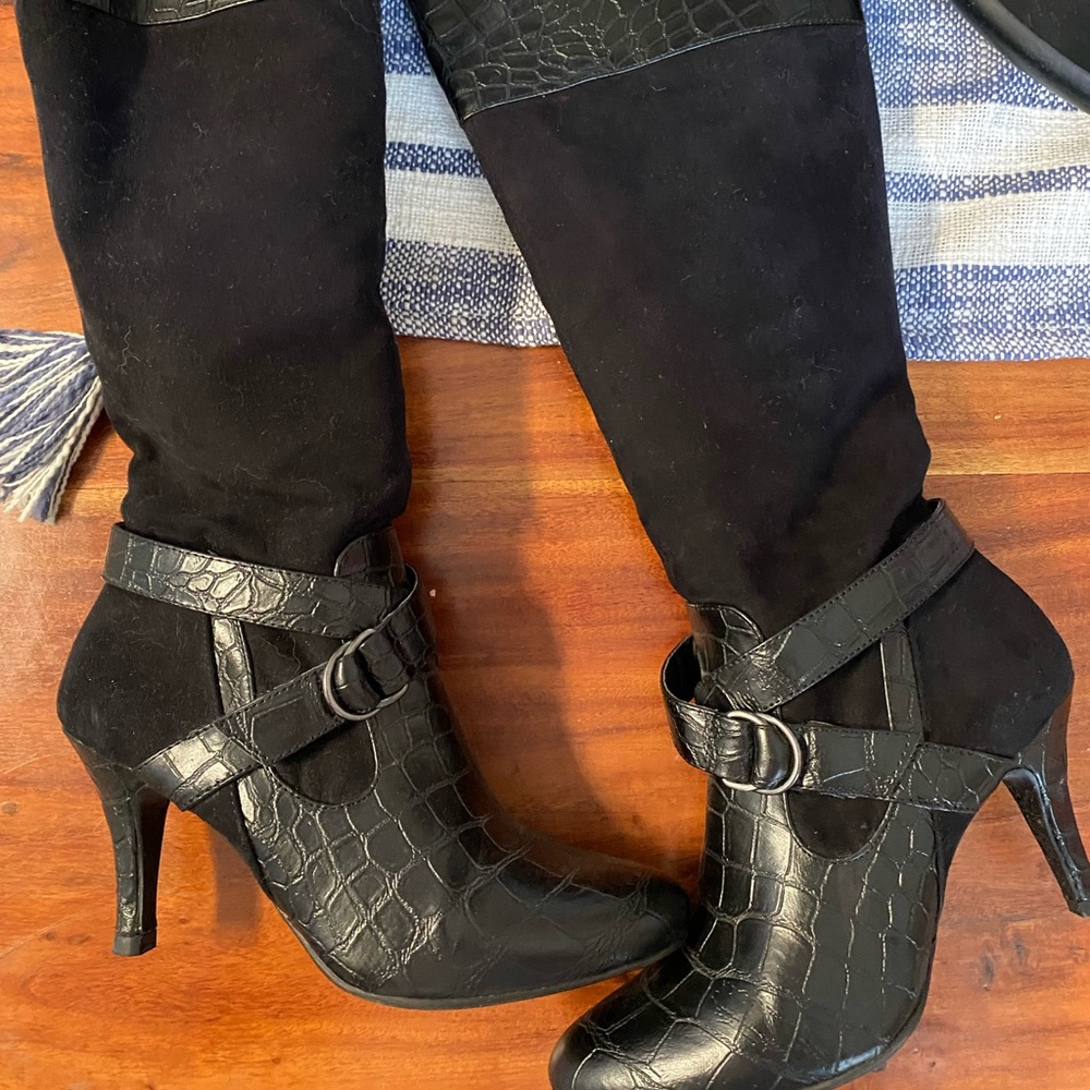 High Heel Black Boots